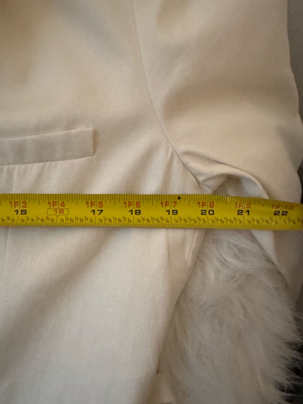 Zara White Belted Linen-Blend Blazer Jacket - Picture 7 of 7
